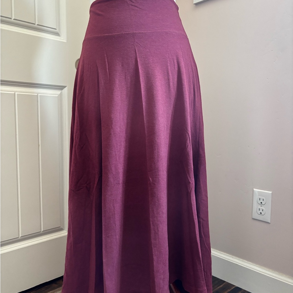 Maggie’s Organics A-Line Midi Skirt